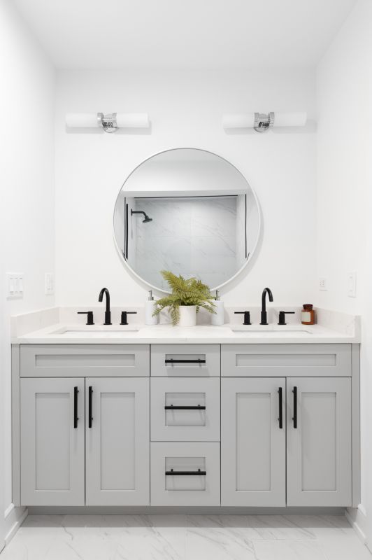 Contemporary Bathroom Vanity Setup